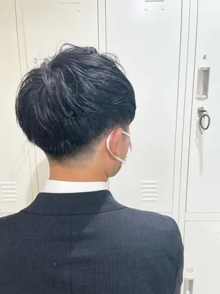 パーマ メンズ 野町好花 レイヤー/髪質改善のヘアスタイル