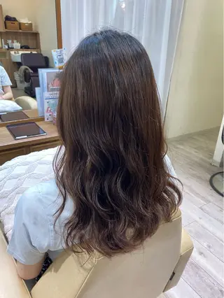 ロング パーマ 後藤 瀬奈のヘアスタイル