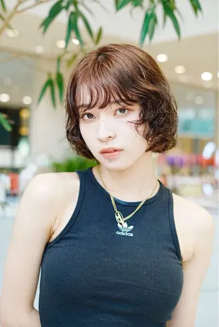 ショート パーマ MINX中村 公亮/デザインパーマのヘアスタイル