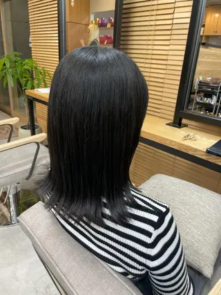 ミディアム ami🍊hair salon soilのヘアスタイル