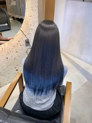 ロング カラー tim hinaのヘアスタイル