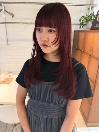 ロング カラー 🌟デザインカラー 🌟コノミ🌟のヘアスタイル