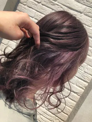 ミディアム カラー 吉村 絢乃のヘアスタイル