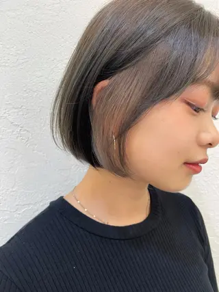 ショート カラー 怪我のため6月末 復帰予定田中瑞希🍃のヘアスタイル
