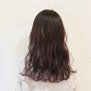 セミロング カラー パーマ ヘアアレンジ 【ツヤ髪美容師】 ツダケイスケのヘアスタイル