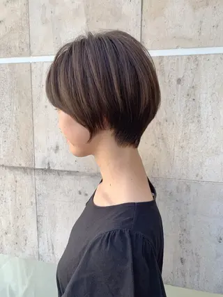 ショート ミヤザキ タクトのヘアスタイル