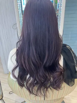 ロング カラー 永倉 はるかのヘアスタイル