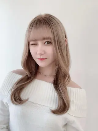 ロング カラー パーマ ヘアアレンジ メンズ キッズ ネイル マツエク・マツパ アイブロウ 渋谷レイヤーカット❌ 縮毛矯正専門/武田涼のヘアスタイル