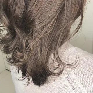 ミディアム カラー ヘアアレンジ マツエク・マツパ アイブロウ 透明感カラー🫧ヘア セット🫧松本菜月の眉毛・アイブロウイメージ