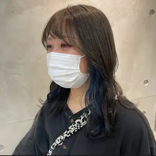 セミロング 今田 茜のヘアスタイル