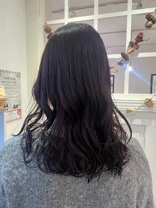 ミディアム ブリーチなしカラー/ パーマ/おとは🦖♡のヘアスタイル