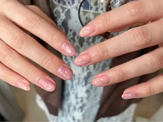 ネイル 🫧ちゅるん/韓国 Ayano𓈒🎀のネイルデザイン