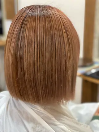 ミディアム ひばりカット🌈石井 里佳のヘアスタイル