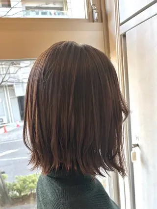 ミディアム 🎼レイヤー/透明感 カラー/nene♬のヘアスタイル