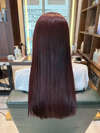 ロング 髪質改善/縮毛矯正 ツヤ髪🩷さつきのヘアスタイル