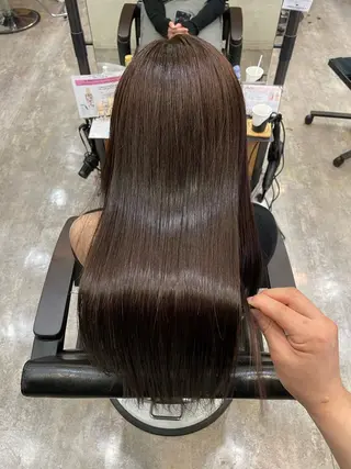 ロング カラー RIKU 髪質改善/縮毛矯正のヘアスタイル