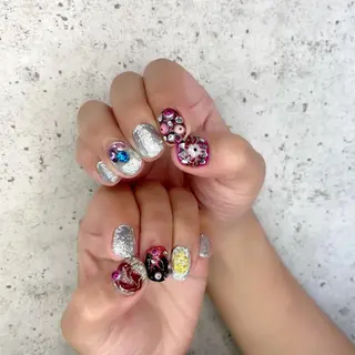 ショート カラー パーマ ヘアアレンジ メンズ キッズ ネイル マツエク・マツパ Salon Ｋのネイルデザイン