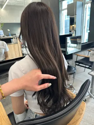 ロング カラー お悩み解決パーマ hana🩰のヘアスタイル
