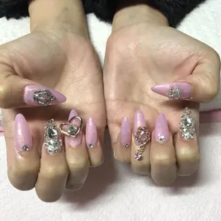 セミロング ネイル 《LB》ラブリエ Nail&eyeのマツエク・マツパデザイン