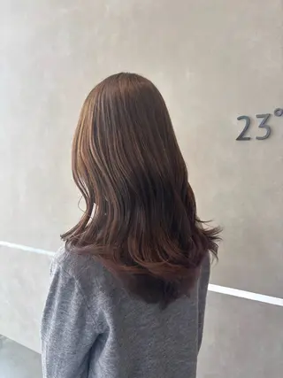 ロング カラー 川瀬 加奈のヘアスタイル