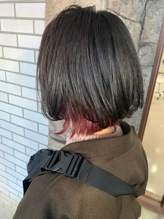 ショート カラー オージュアソムリエ DAIKI⭐️のヘアスタイル