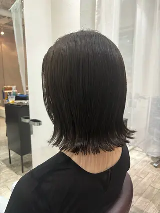 ミディアム カラー 中村 よしひでのヘアスタイル