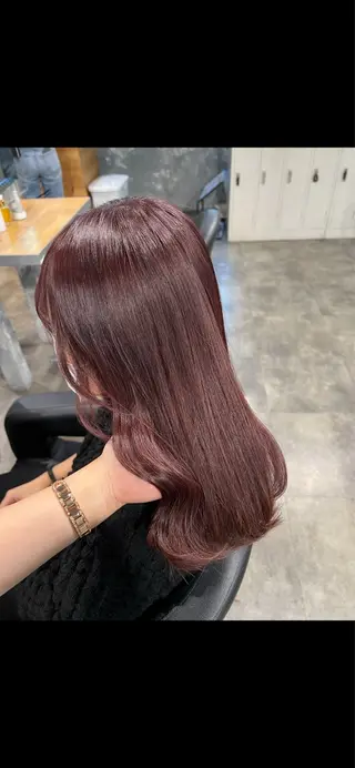 セミロング カラー 💖札幌カラー 指名No.1💖玲奈のヘアスタイル