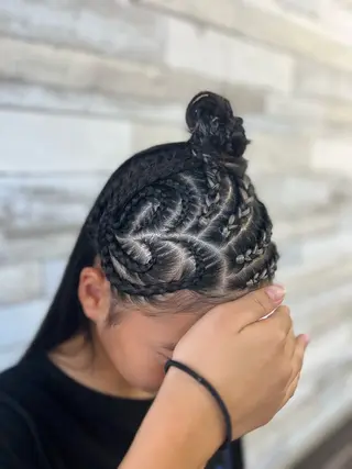 セミロング B-W ⭐️REIKOのヘアスタイル