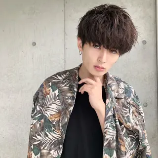 ショート カラー パーマ メンズ 【メンズ特化】 笹目純のヘアスタイル
