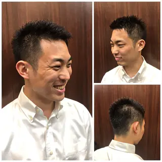 ショート メンズ 【23時まで営業！】 知念　新菜のヘアスタイル