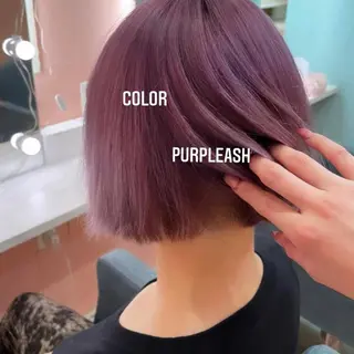 ショート カラー エクステ🩵ブリーチ 韓国ヘア🩵KAEのヘアスタイル