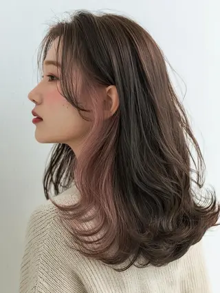 ロング 島田 光✨️のヘアスタイル