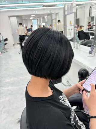 ショート カラー 🫧韓国風透明感 ヘア🫧towaのヘアスタイル