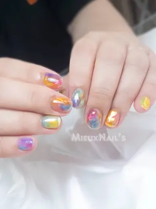 ネイル Miyu❤️‍🔥 Mieuxnailsのネイルデザイン