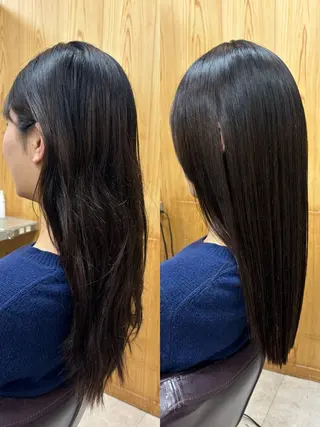 ミディアム GO TODAY SHAIRE SALON京都店所属・当日予約可/髪質改善 四条/オカジマのヘアスタイル