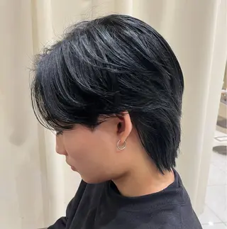 ショート パーマ ONE'S beauty【ワンズビューティー】所属・メンズ特化/韓国風/ shinoのヘアスタイル