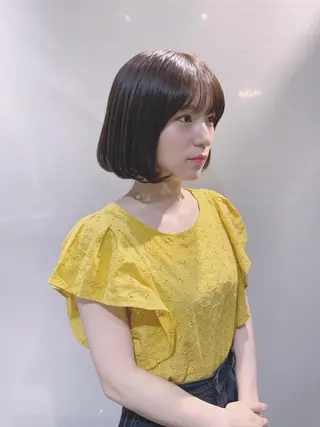 ショート カラー ヘアアレンジ 柔らか垢抜けｶﾗｰと ｶｯﾄ🫧ASUKAのヘアスタイル