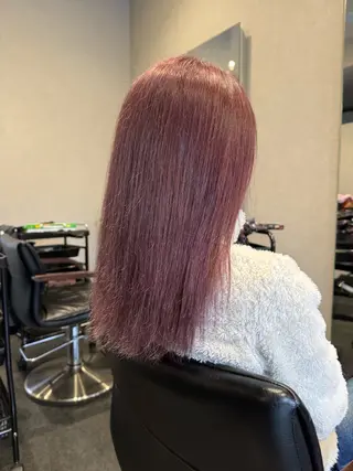 セミロング 髪質改善⚡️カラー 🍀武久 誠🍀のヘアスタイル