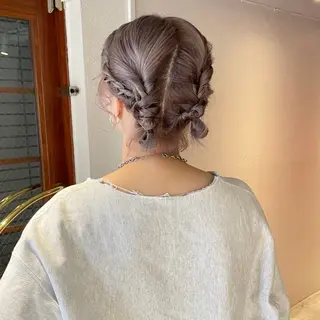 ミディアム カラー 🍊暖色×顔周り 🍊cocoroのヘアスタイル