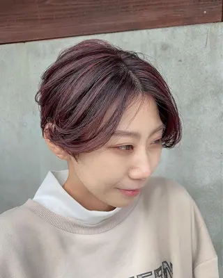 ショート 佐藤 美聡のヘアスタイル