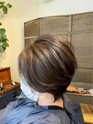 ショート カラー 透明感カラー/ブリー チ無し/瀧田恭平のヘアスタイル