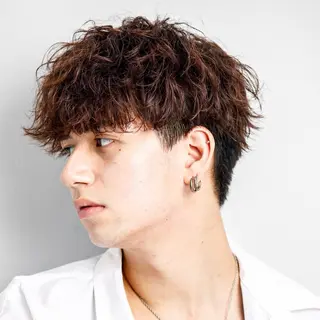 ショート パーマ メンズ 店長⚜️メンズカット パーマ⚜️則次亮哉のヘアスタイル