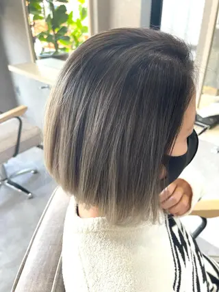 ミディアム カラー 一ノ瀬 暁のヘアスタイル