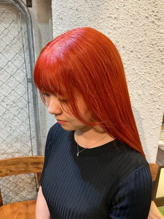 ロング カラー ヘアアレンジ ボブ×艶カラー 特化・リクト💥のヘアスタイル
