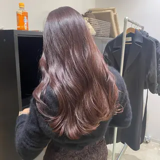ロング カラー fumi🪞血色感 アップ艶カラーのヘアスタイル