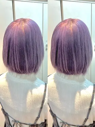 ショート ヘアメ🎀推しカラー 🥣横浜/しほ🧸のヘアスタイル