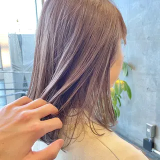 ミディアム カラー ヘアアレンジ 【ダメージレス施術】 【透明感】北村 拓也のヘアスタイル