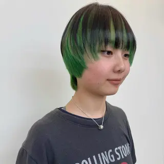 ショート カラー 嬉野 暖のヘアスタイル