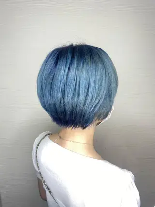 ショート カラー くせ毛多毛特化 高橋　淳のヘアスタイル