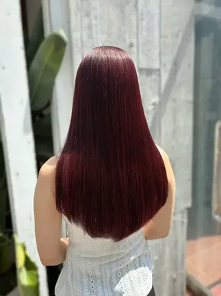 ロング カラー 梅原 姫🍬🐰のヘアスタイル